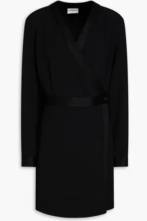 Claudie Pierlot Crepe mini wrap dress - - FR 40