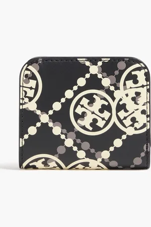 Tory Burch T Monogram printed leather wallet - - OneSize