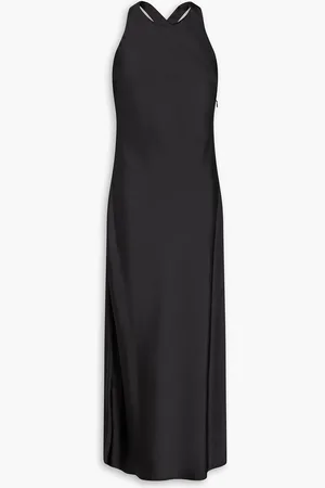 Claudie Pierlot Cutout satin midi dress - - FR 38