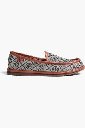Tory Burch Buddy jacquard loafers - Blue - US 10.5