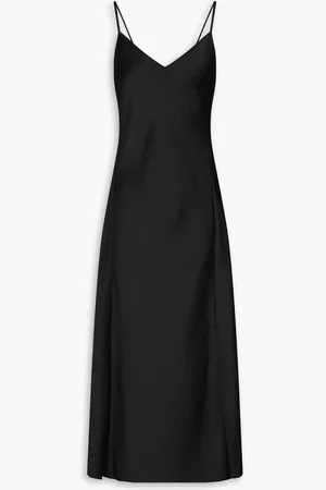 Claudie Pierlot Satin-twill midi slip dress - - FR 34