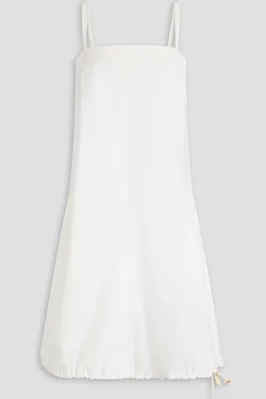 Proenza Schouler Crinkled cotton-blend poplin dress - White - US 4