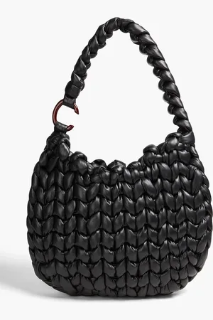 Chloé Wooden C woven leather shoulder bag - - OneSize