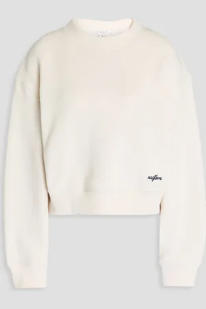 RAG&BONE French cotton-blend terry sweatshirt - White - S