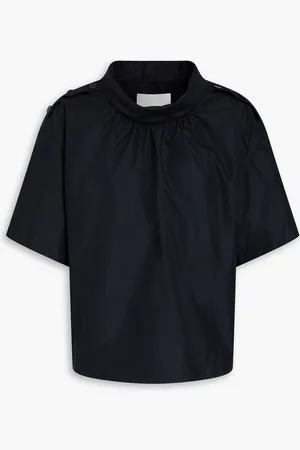 3.1 Phillip Lim Cotton-blend poplin blouse - Blue - US 2