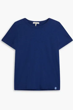 RAG&BONE Slub Pima cotton-jersey T-shirt - Blue - M
