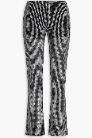 RAG&BONE Gigi jacquard-knit flared pants - - M