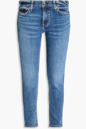 RAG&BONE Cate cropped mid-rise skinny jeans - Blue - 32