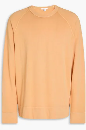 James Perse French Supima® cotton-terry sweatshirt - Yellow - 4