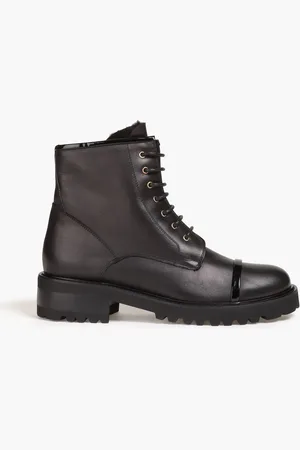 MALONE SOULIERS Bryce leather combat boots - - EU 36