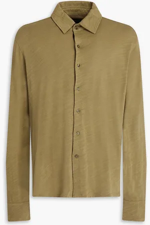 Frescobol Carioca Marcio slub cotton-jersey shirt - Green - M