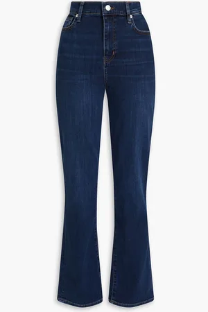 Frame Le High Straight high-rise straight-leg jeans - Blue - 30