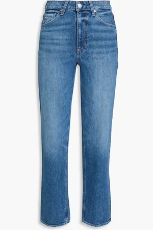 Paige Sarah high-rise straight-leg jeans - Blue - 29