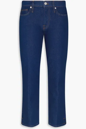 Frame High-rise straight-leg jeans - Blue - 25