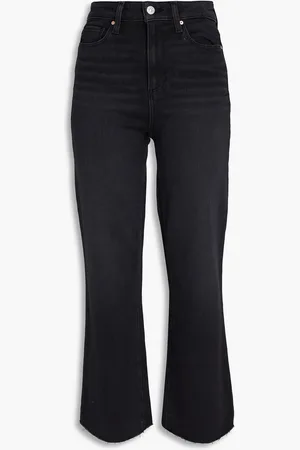 Paige Claudine high-rise kick-flare jeans - Gray - 24
