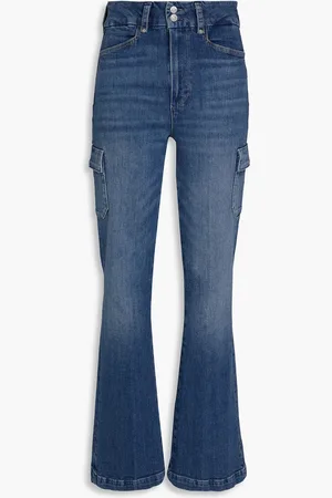 Paige Dion high-rise flared jeans - Blue - 25