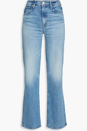 Mother Kick It high-rise flared jeans - Blue - 30