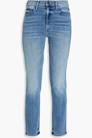 Mother We the Animals high-rise slim-leg jeans - Blue - 24
