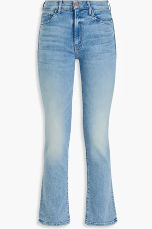 Mother The Insider Flood high-rise bootcut jeans - Blue - 30