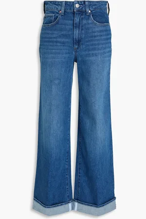 Paige Sasha high-rise straight-leg jeans - Blue - 24