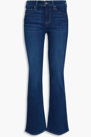 Paige Mid-rise bootcut jeans - Blue - 27
