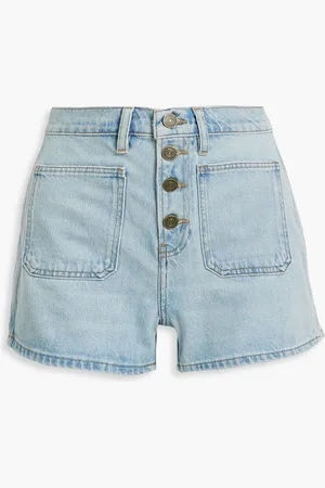 Frame Bardot denim shorts - Blue - 25