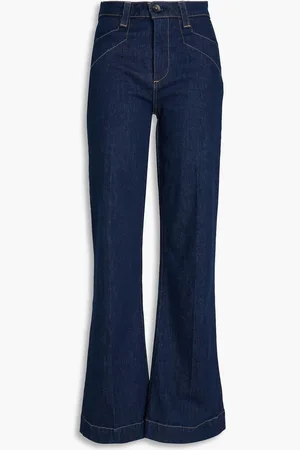 Paige Leenah high-rise wide-leg jeans - Blue - 24