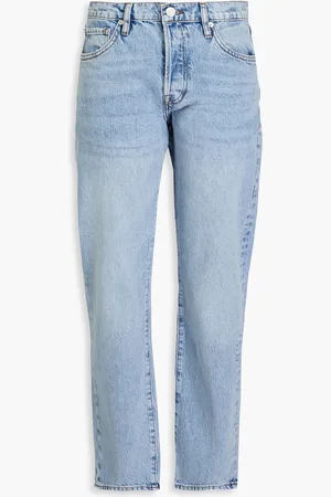 Frame Le Slouch high-rise straight-leg jeans - Blue - 26