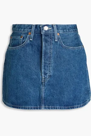 RE/DONE 90s denim mini skirt - Blue - 27