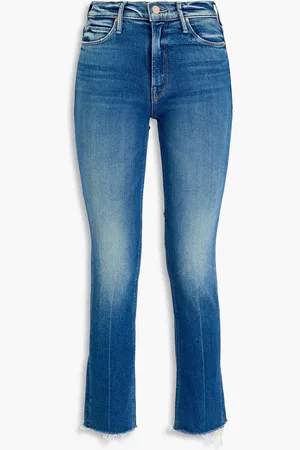Mother Faded high-rise skinny jeans - Blue - 24