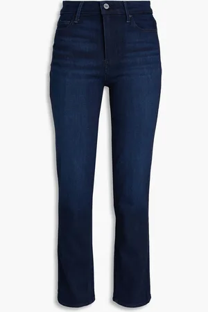 Paige Cindy high-rise straight leg jeans - Blue - 24