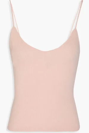 NAADAM Ribbed cashmere camisole - Pink - L