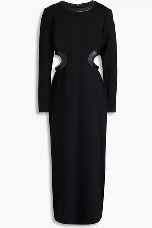 Staud Cutout stretch-jersey midi dress - - XS