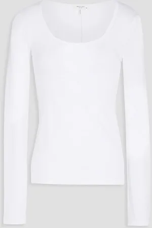 RAG&BONE Shaw cotton and modal-blend jersey top - - S