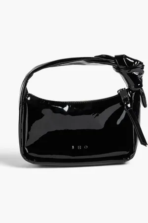 IRO Knotted patent-leather tote - - OneSize