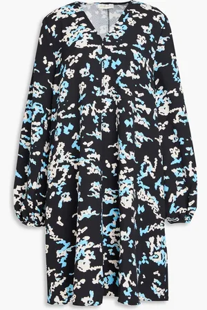 STINE GOYA Ibticeme printed cloqué mini dress - - XS