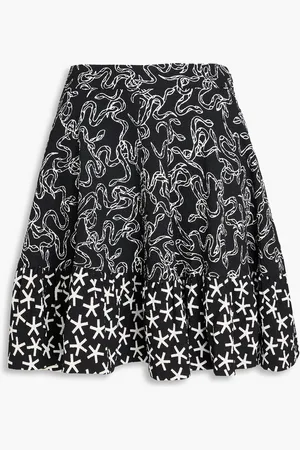 STINE GOYA Toy printed crepe mini skirt - - S