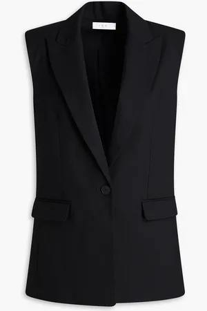 IRO Wool-blend twill vest - - FR 34