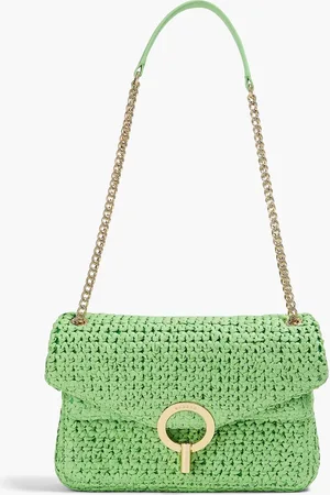 Sandro Paper shoulder bag - Green - OneSize