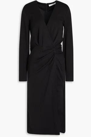 IRO Wrap-effect jersey dress - - S