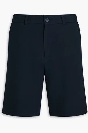 Sandro Cotton-twill shorts - Blue - FR 40