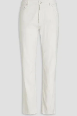 OFFICINE GENERALE James cotton-blend pants - White - 32