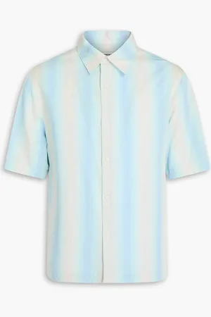 Sandro Striped twill shirt - Blue - M