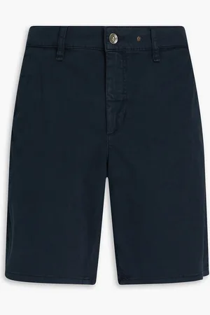 RAG&BONE Perry cotton-blend twill chino shorts - Blue - 30
