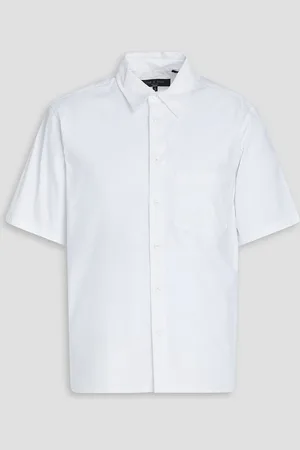 RAG&BONE Dalton cotton-blend poplin shirt - - XXL