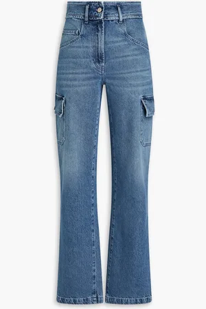 IRO Faded high-rise cargo jeans - Blue - FR 44