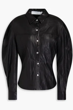 IRO Nuru leather shirt - - FR 36