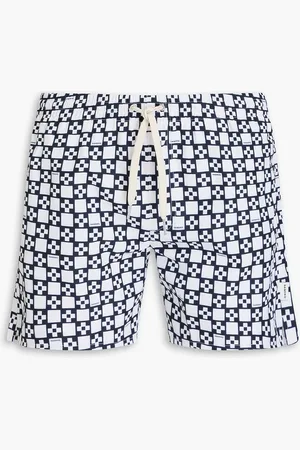 Sandro Mid-length printed swim shorts - Blue - L