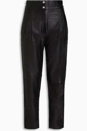 IRO Akela leather tapered pants - - FR 38