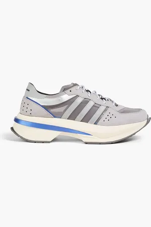adidas Esiod mesh and faux suede sneakers - - UK 10